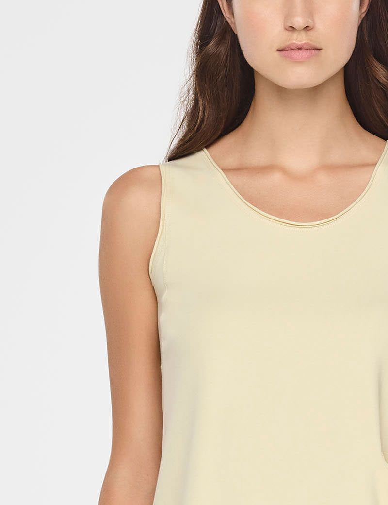 Sarah Pacini A-LINE COTTON SHIRT - SLEEVELESS