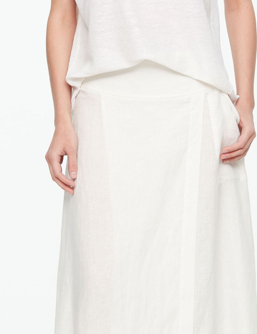 Sarah Pacini MAXI LINNEN WIKKEL ROK