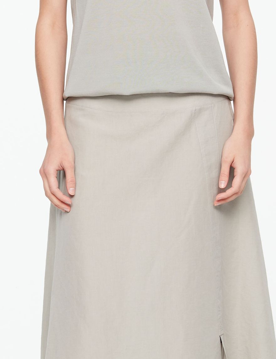 Sarah Pacini LINNEN-KATOENEN MAXI ROK