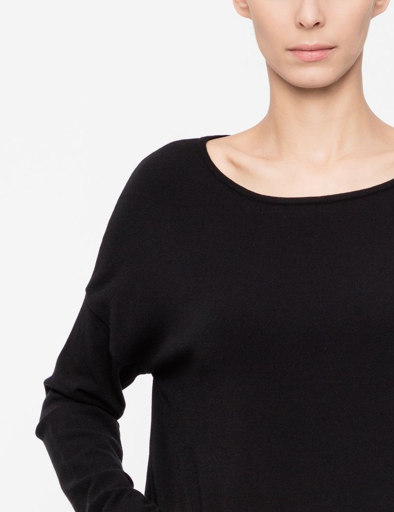 Sarah Pacini Pull long - poche hexagonale