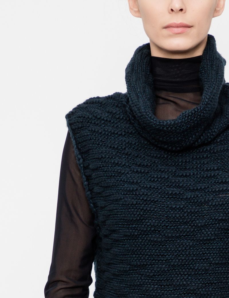 Sarah Pacini PULL - EFFET SEERSUCKER