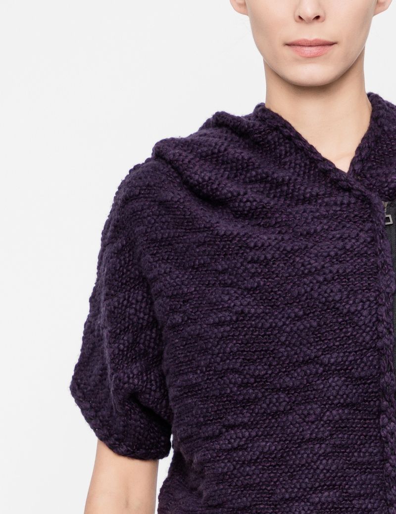 Sarah Pacini KORTE SEERSUCKER CARDIGAN