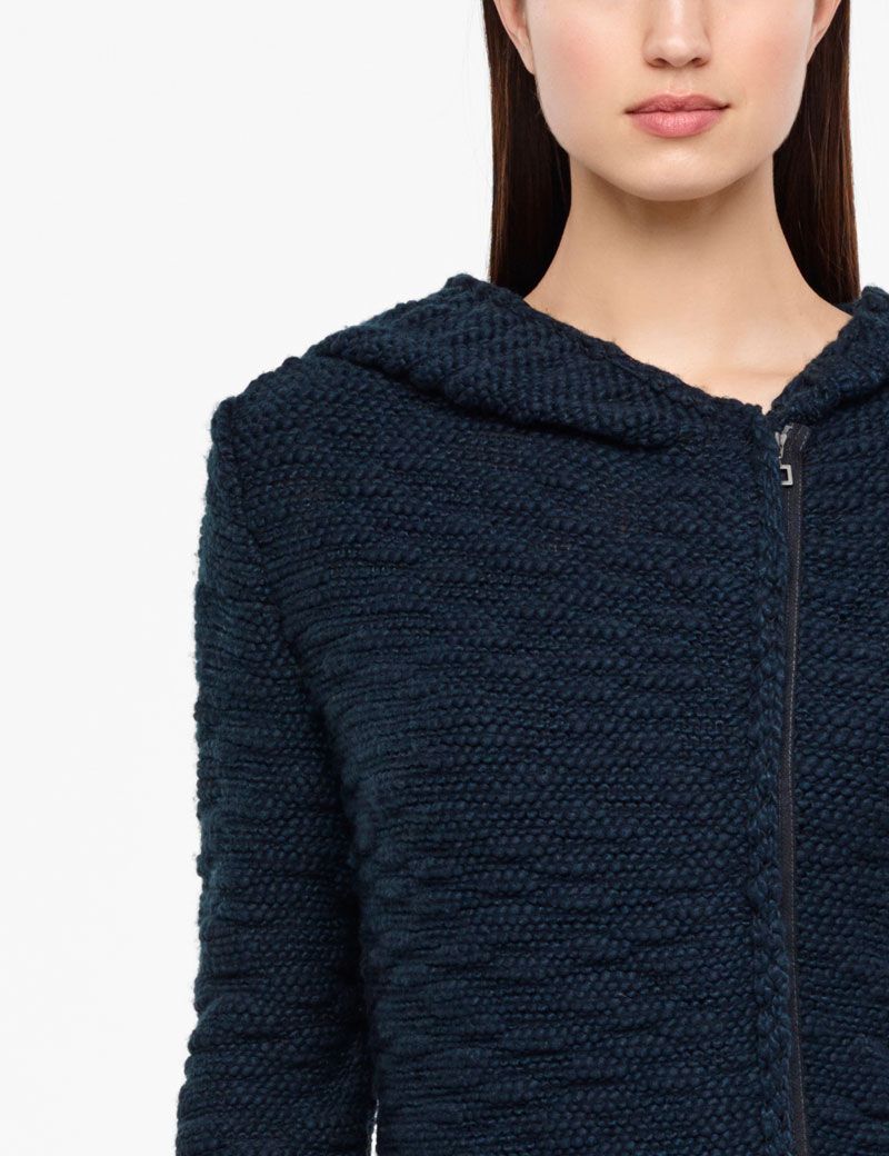 Sarah Pacini CARDIGAN LONG - EFFET SEERSUCKER