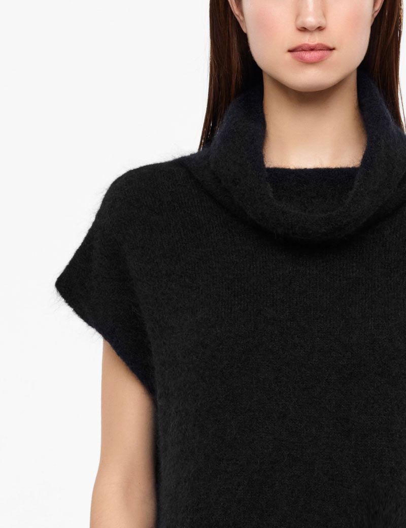 Sarah Pacini MOHAIR-MERINO-SWEATER - FLÜGELÄRMEL