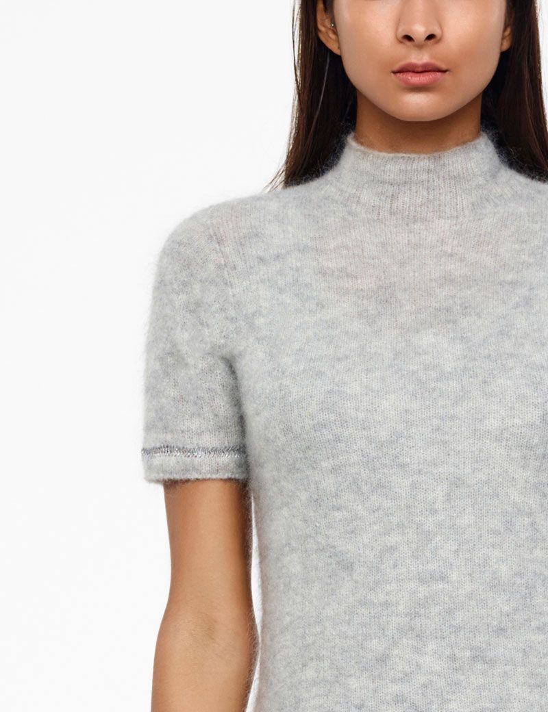 Sarah Pacini PULL COL MONTANT - EFFET BIJOU