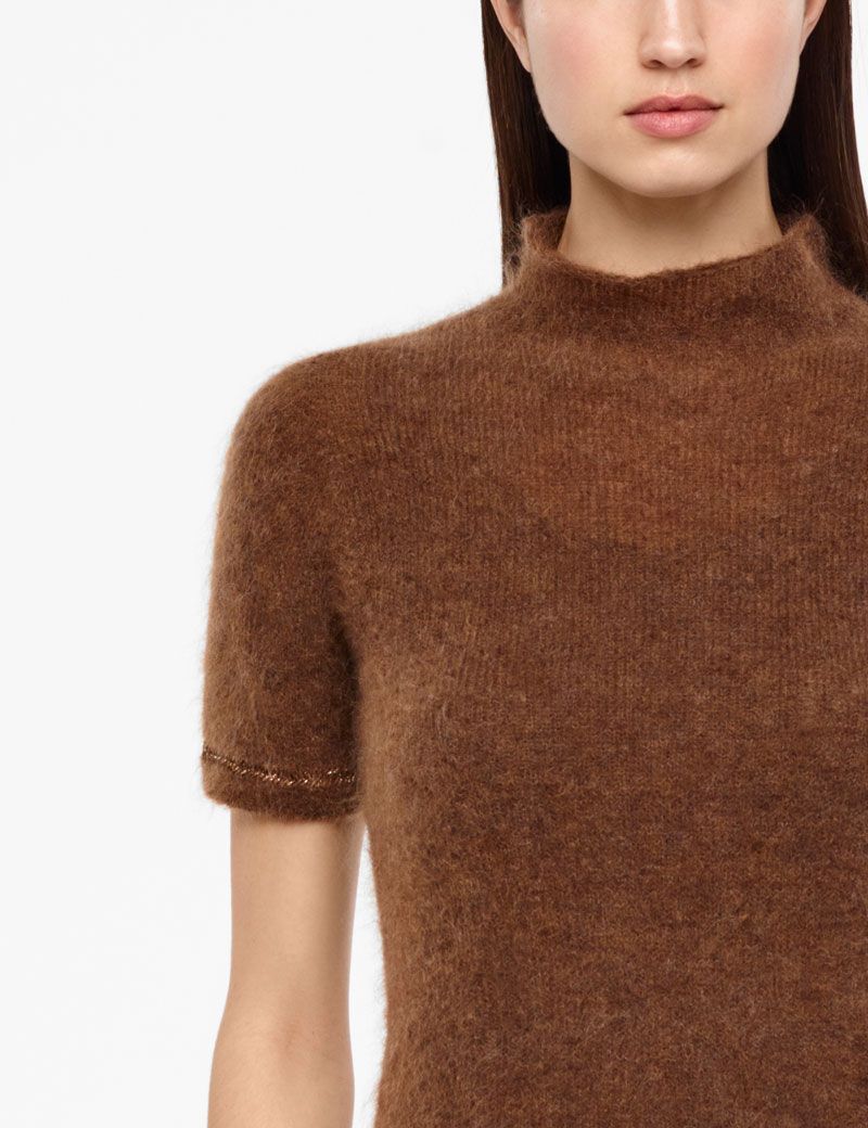 Sarah Pacini PULL COL MONTANT - EFFET BIJOU