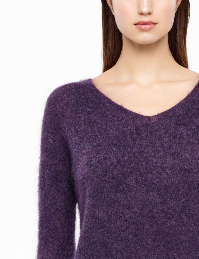 Sarah Pacini PULL COL V - EFFET BIJOU