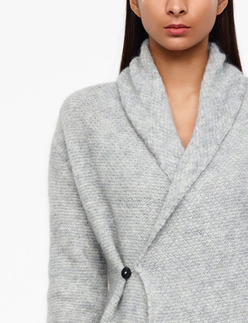 Sarah Pacini MOHAIR-MERINO CARDIGAN - BRILLIANT KNITTING