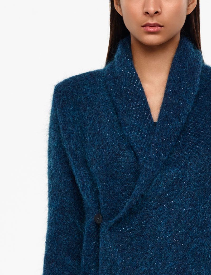 Sarah Pacini MOHAIR-MERINO CARDIGAN - BRILLIANT KNITTING