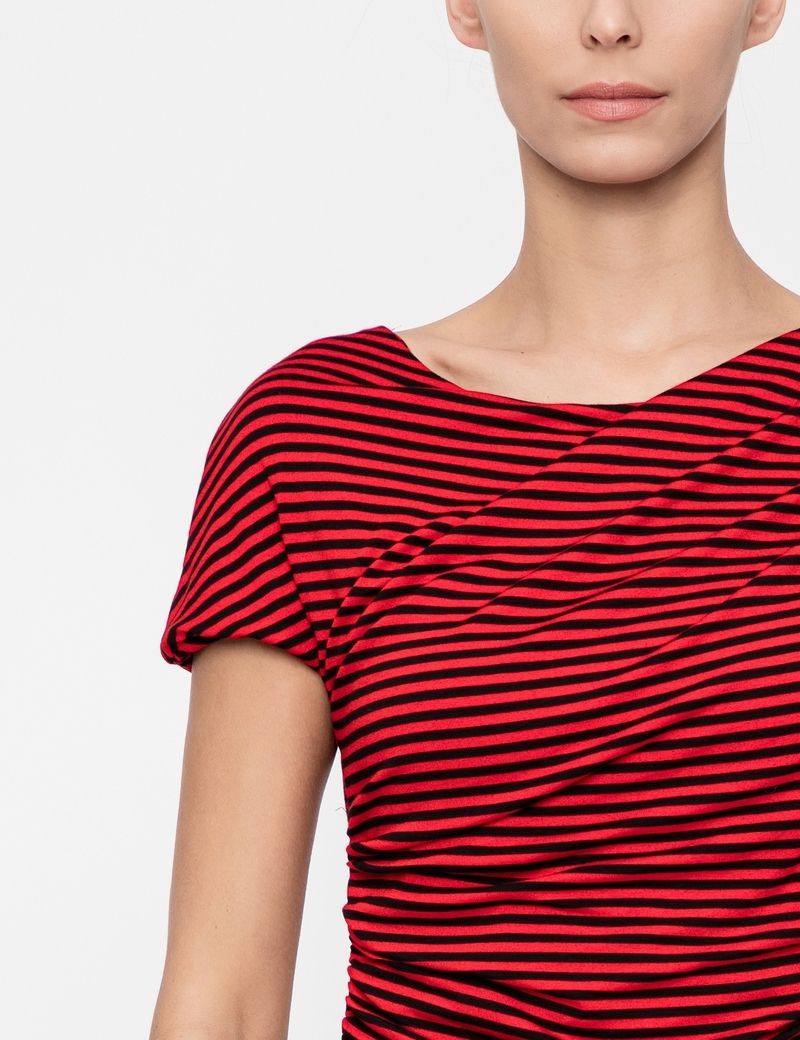 Sarah Pacini TOP RAYÉ - EFFET PLISSÉ