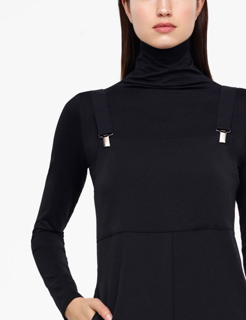Sarah Pacini ROBE À BRETELLES - GABARDINE