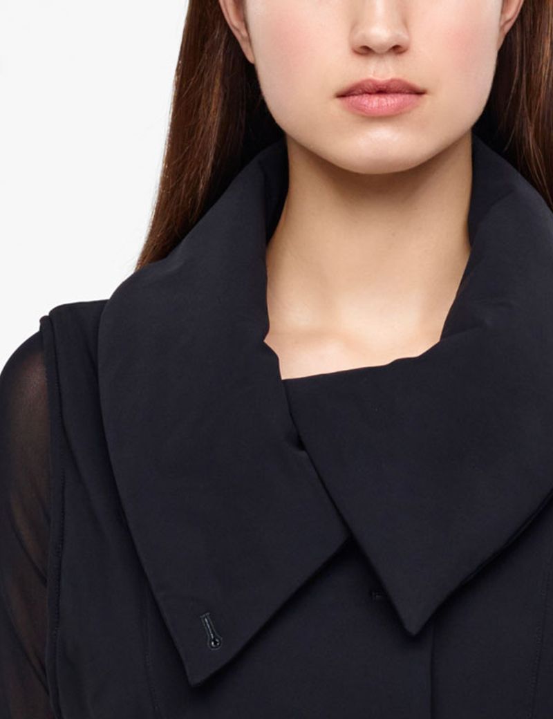 Sarah Pacini MANTEAU COURT SANS MANCHE