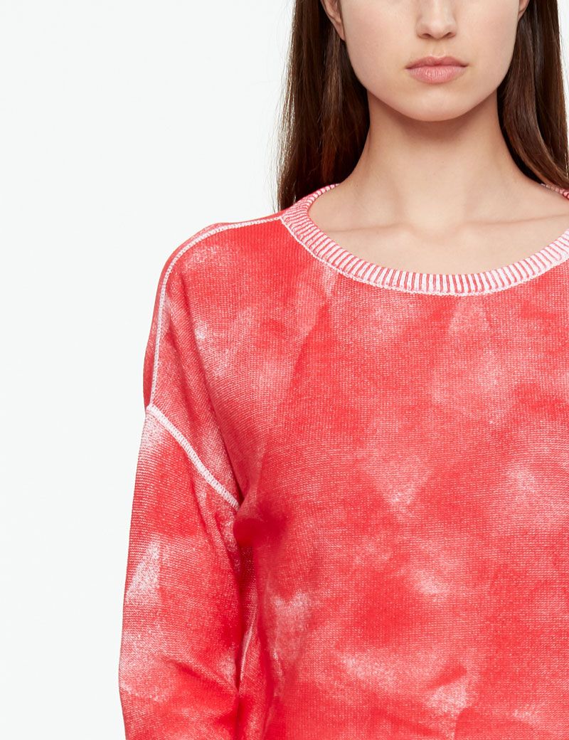 Sarah Pacini BATIK PULLOVER - LANGAERMLIG