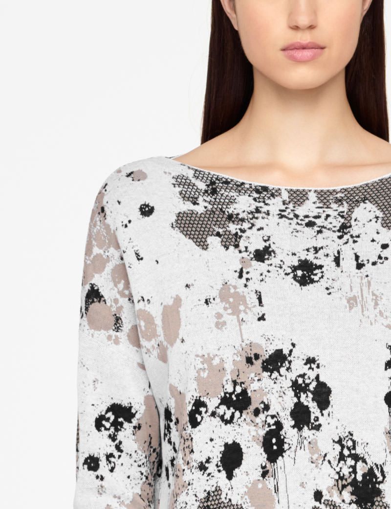 Sarah Pacini PULL MURAL - COL BATEAU