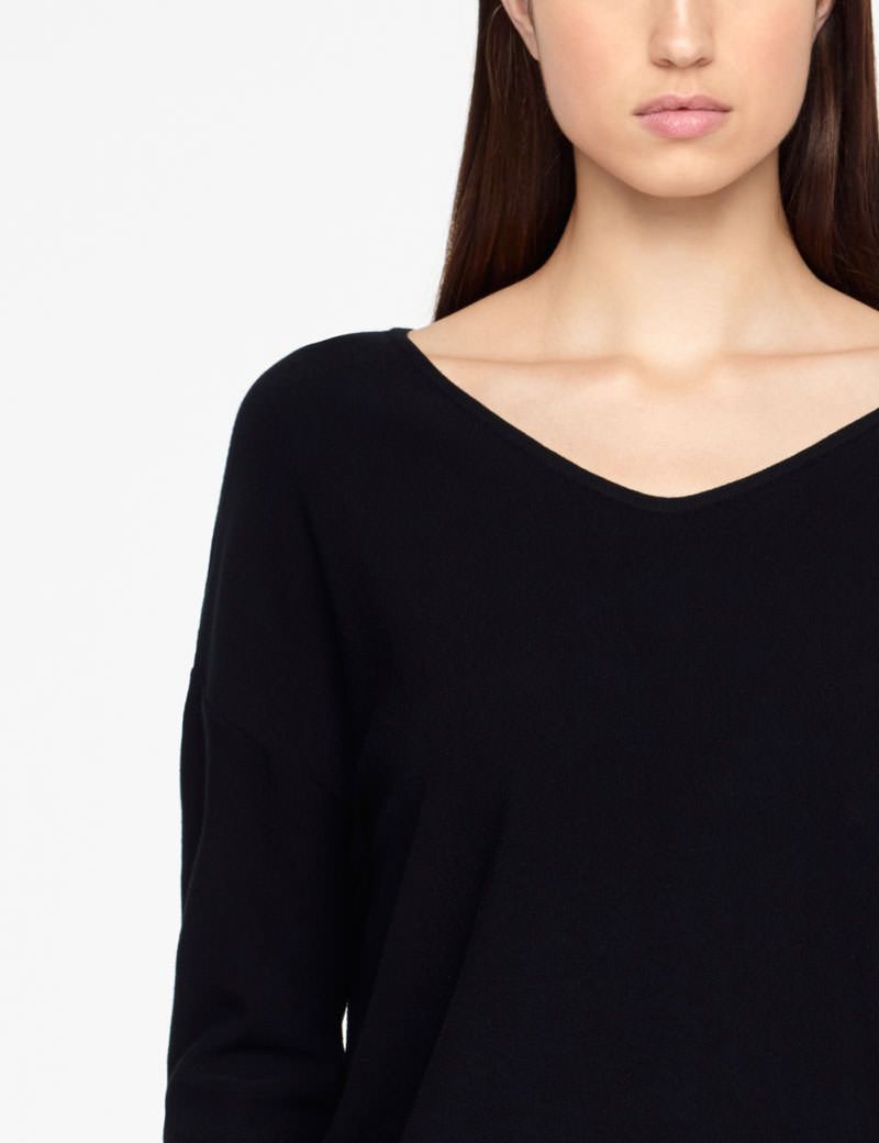 Sarah Pacini LANGER SWEATER - REISSVERSCHLUSSDETAIL