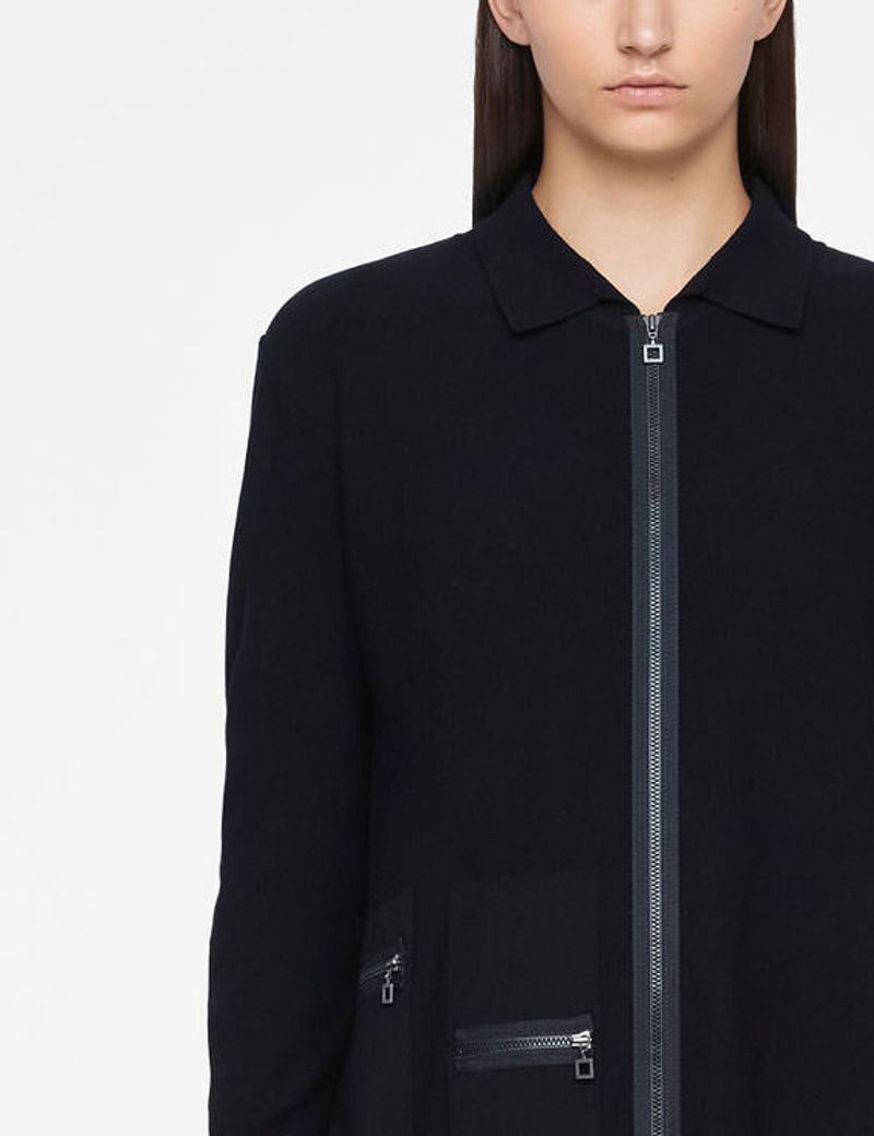 Sarah Pacini LANGE CARDIGAN - RITSDETAILS