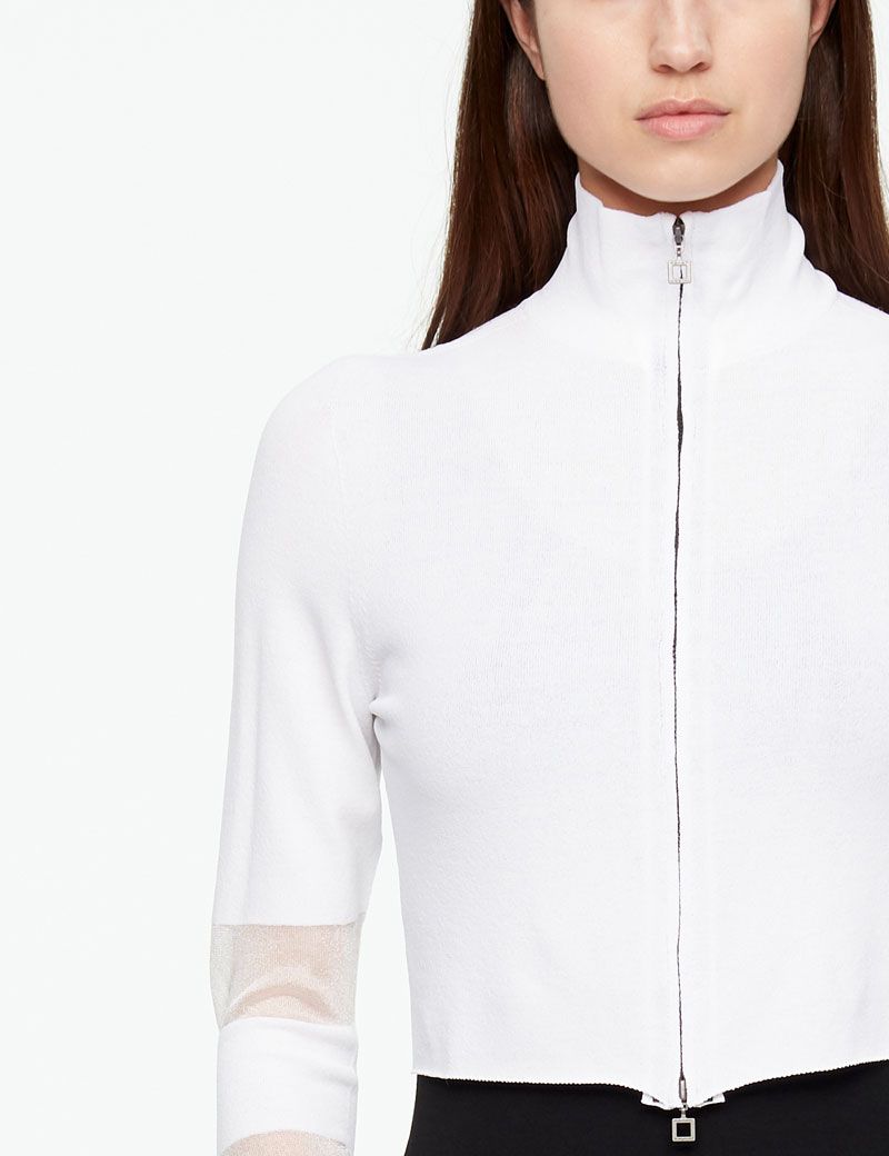 Sarah Pacini CARDIGAN - DÉTAILS TRANSLUCIDES