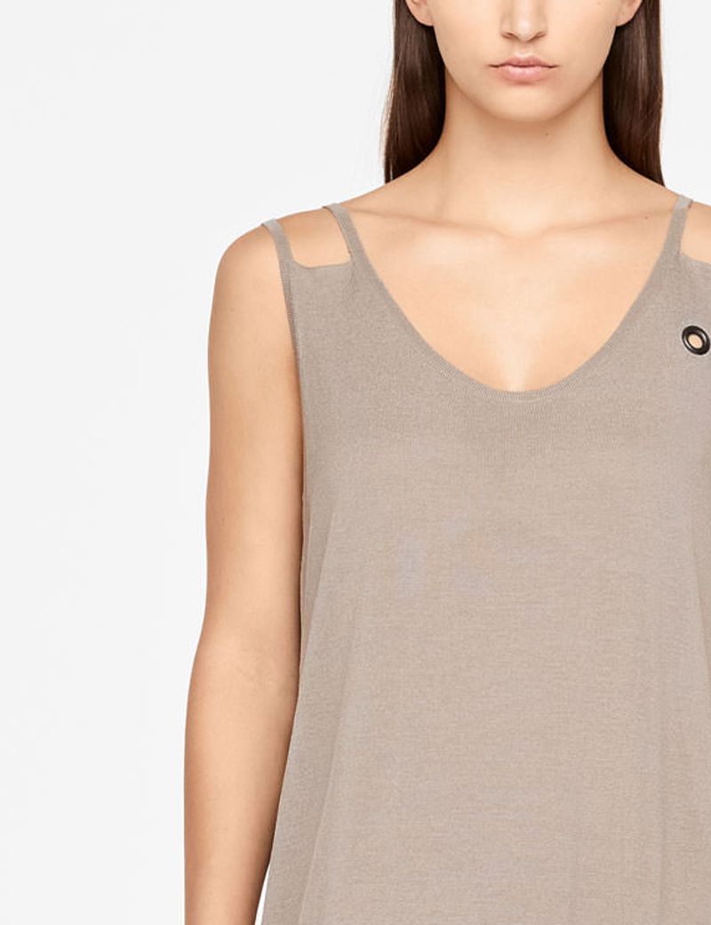Sarah Pacini KLEID AUS MAKO-BAUMWOLLE - ÄRMELLOS