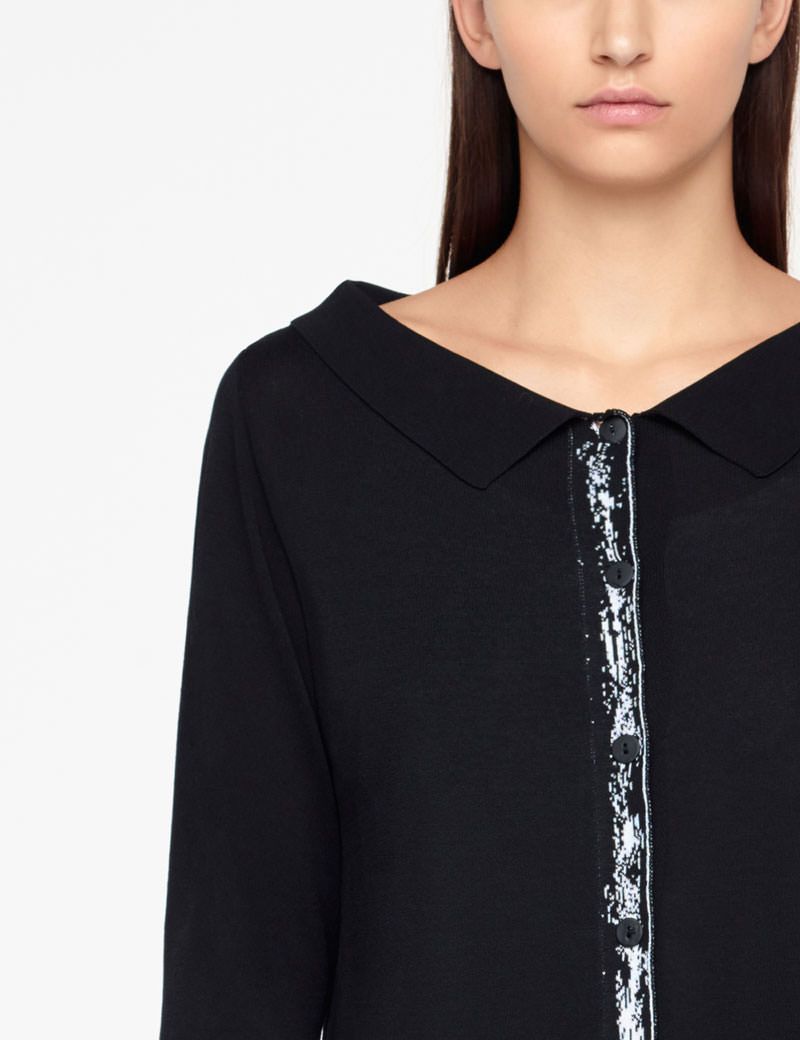 Sarah Pacini CARDIGAN - GRAFISCHE DETAILS