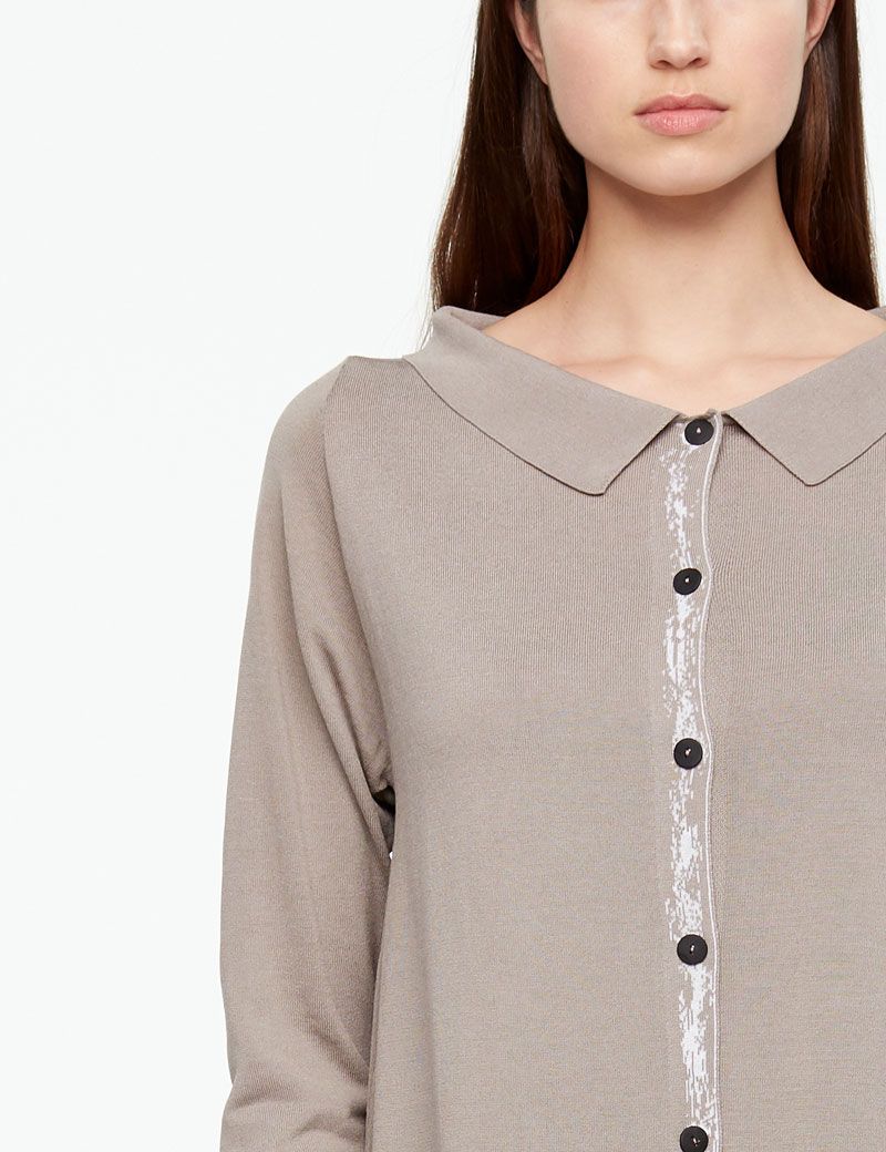 Sarah Pacini CARDIGAN - GRAFISCHE DETAILS