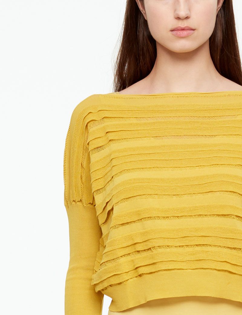 Sarah Pacini PULLOVER - MAKO COTTON CROPPED