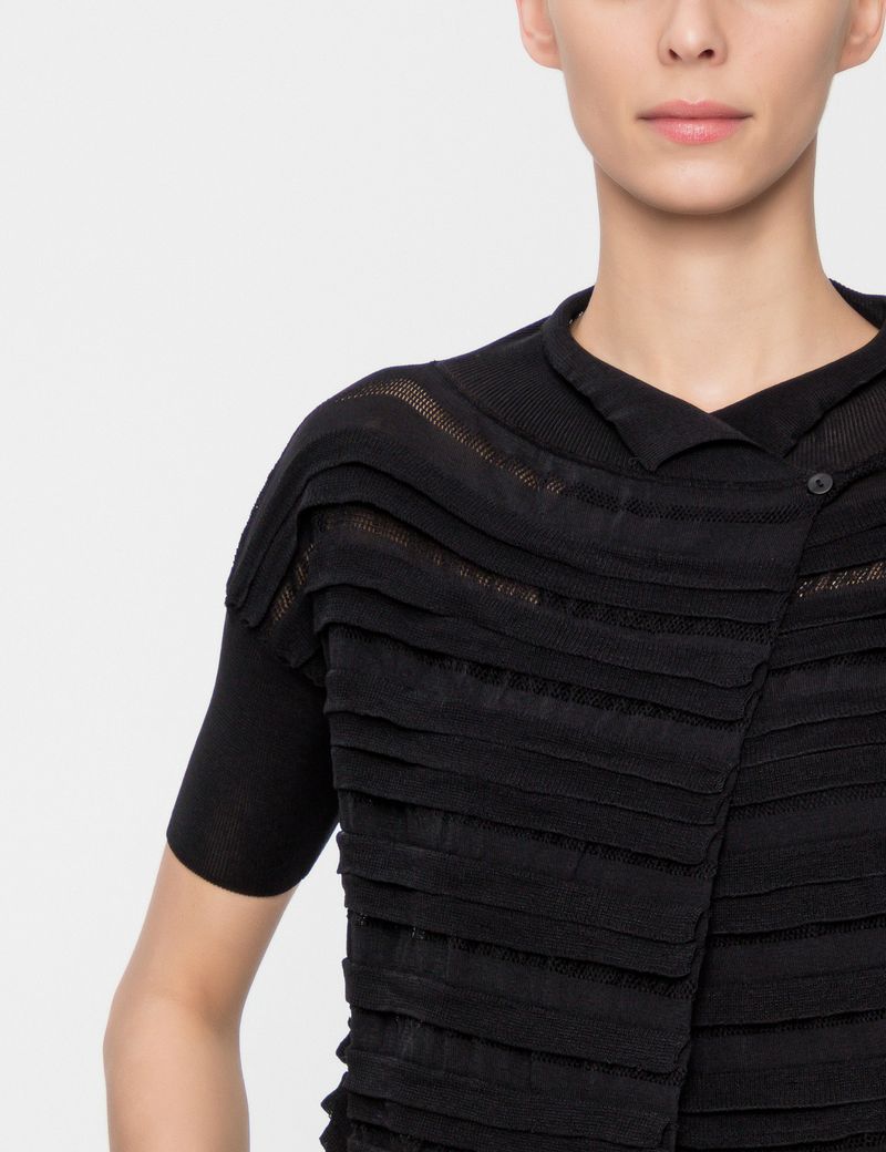 Sarah Pacini CARDIGAN - MAKO COTTON CROPPED