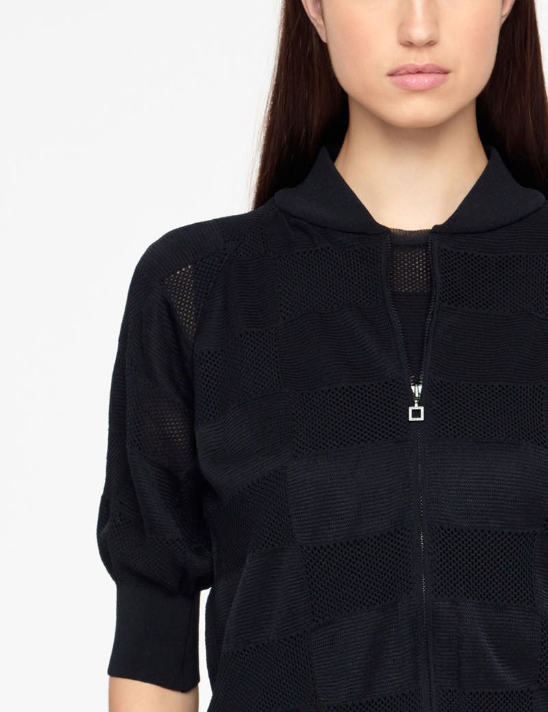 Sarah Pacini CARDIGAN MIT REISSVERSCHLUSS