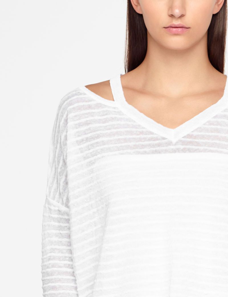Sarah Pacini PULL EN LIN - RELIEF