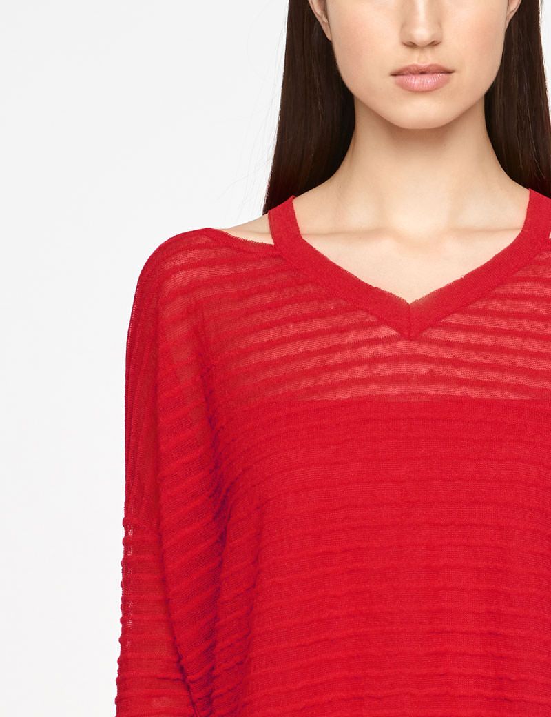 Sarah Pacini PULL EN LIN - RELIEF