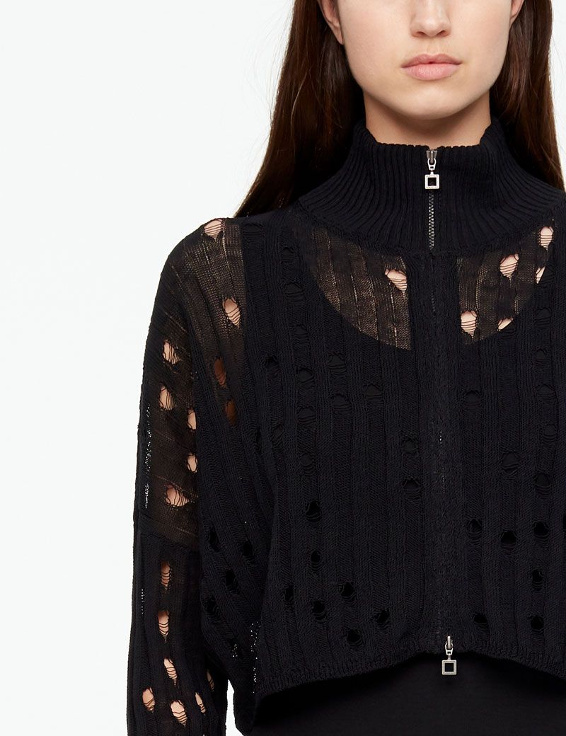 Sarah Pacini CARDIGAN - MAILLE AJOURÉE
