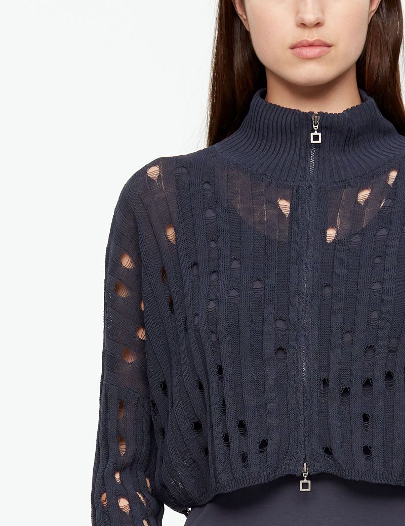 Sarah Pacini CARDIGAN - MAILLE AJOURÉE