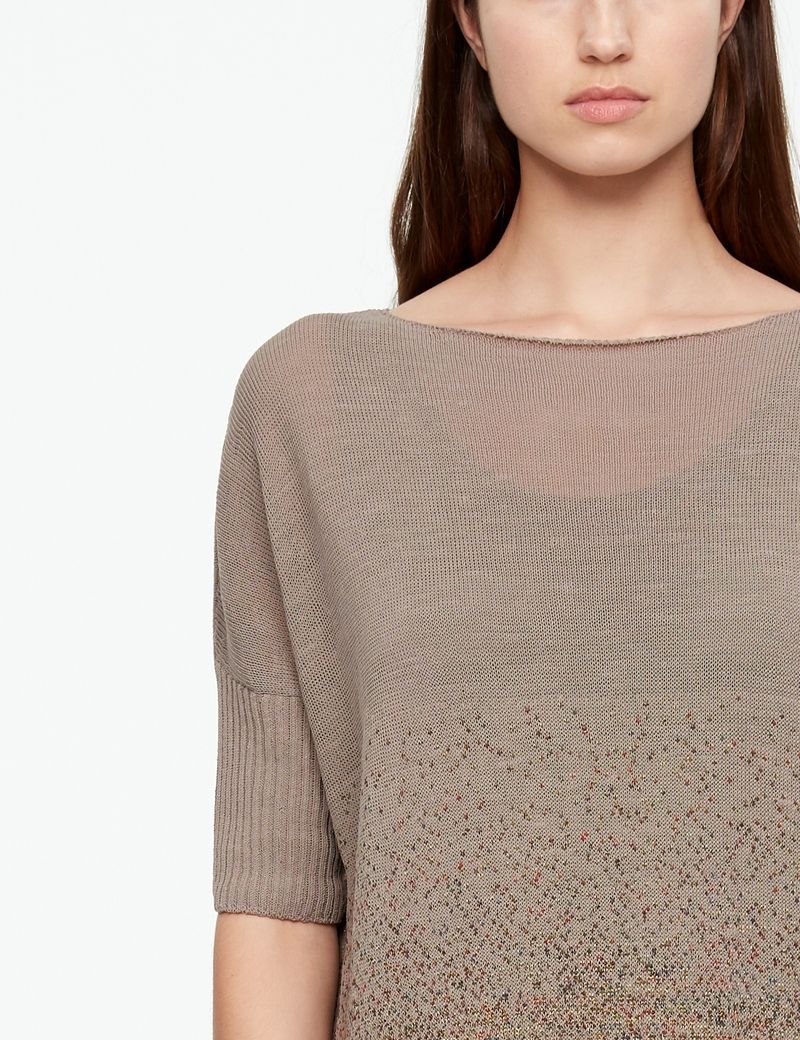 Sarah Pacini LINEN SWEATER - STARRY NIGHT
