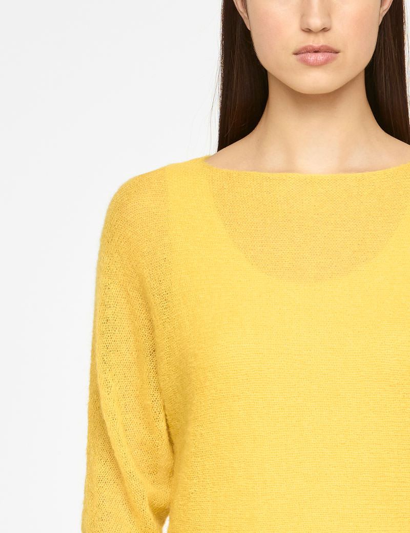 Sarah Pacini ULTRA-LEICHTER SWEATER MOHAIR - 1/2-ÄRMEL