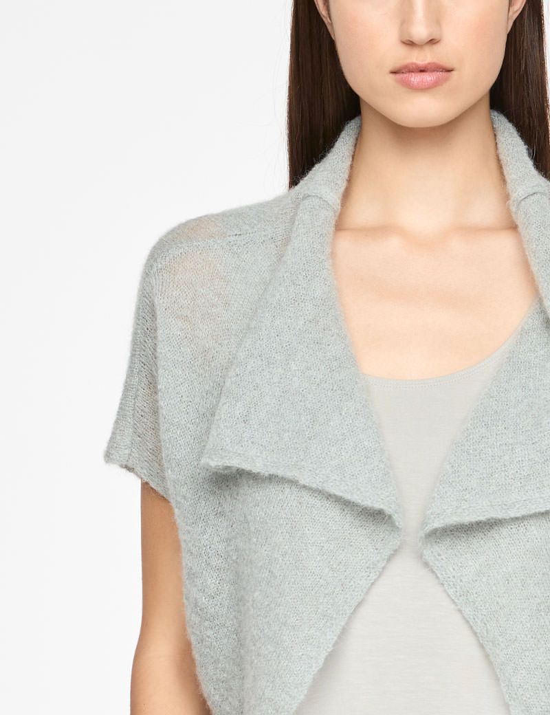 Sarah Pacini CARDIGAN COURT- MOHAIR ULTRA LÉGER