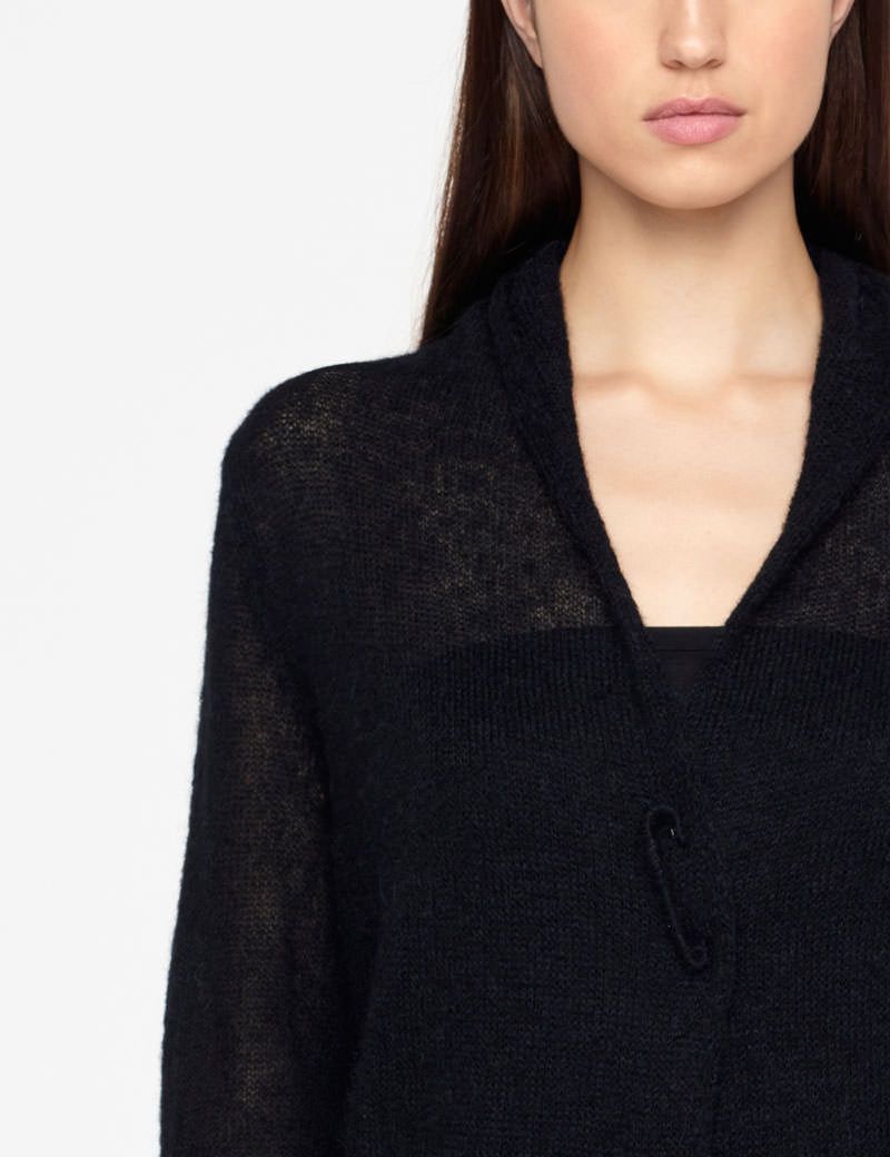 Sarah Pacini LONG MOHAIR CARDIGAN