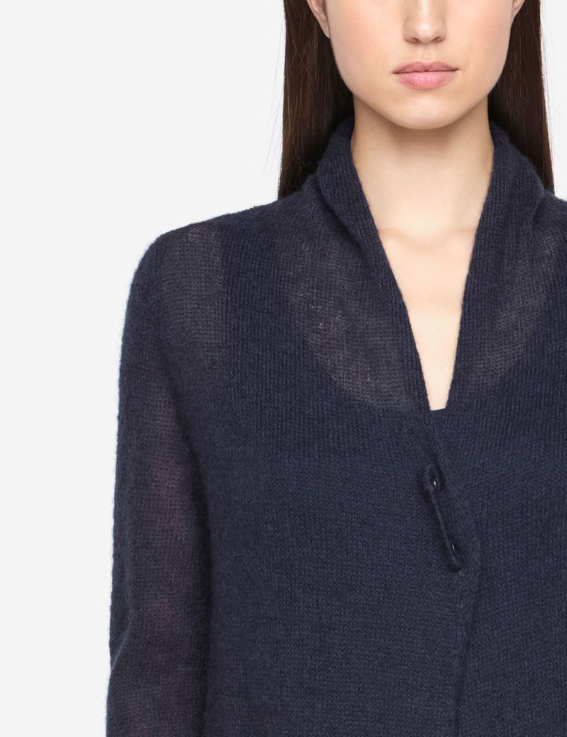 Sarah Pacini LONG MOHAIR CARDIGAN