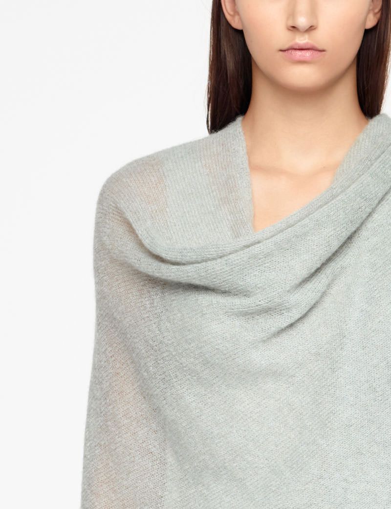 Sarah Pacini MOHAIR PONCHO