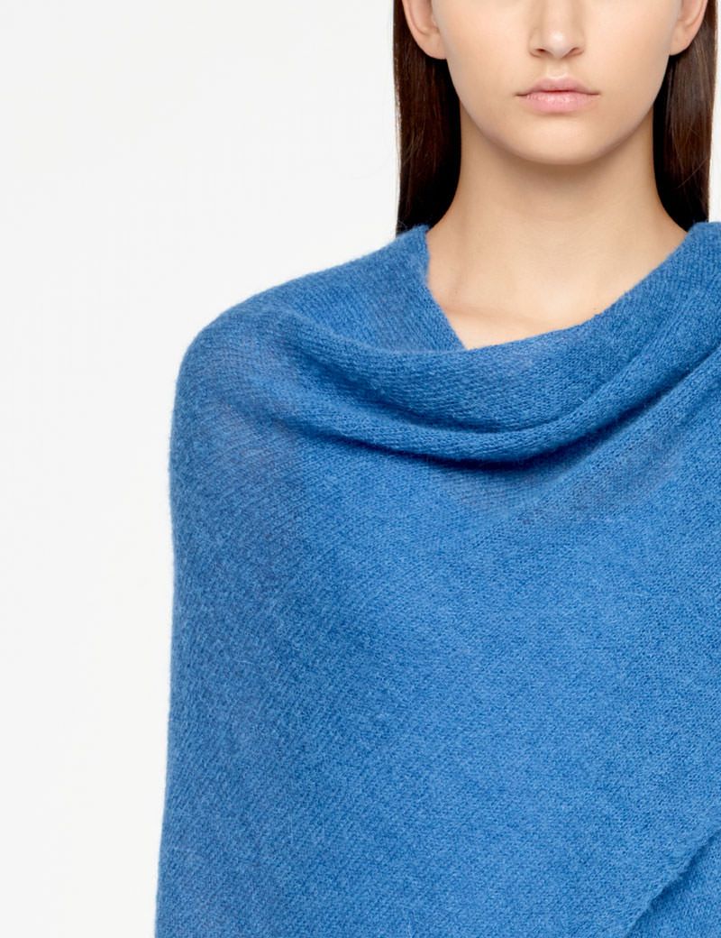 Sarah Pacini MOHAIR PONCHO