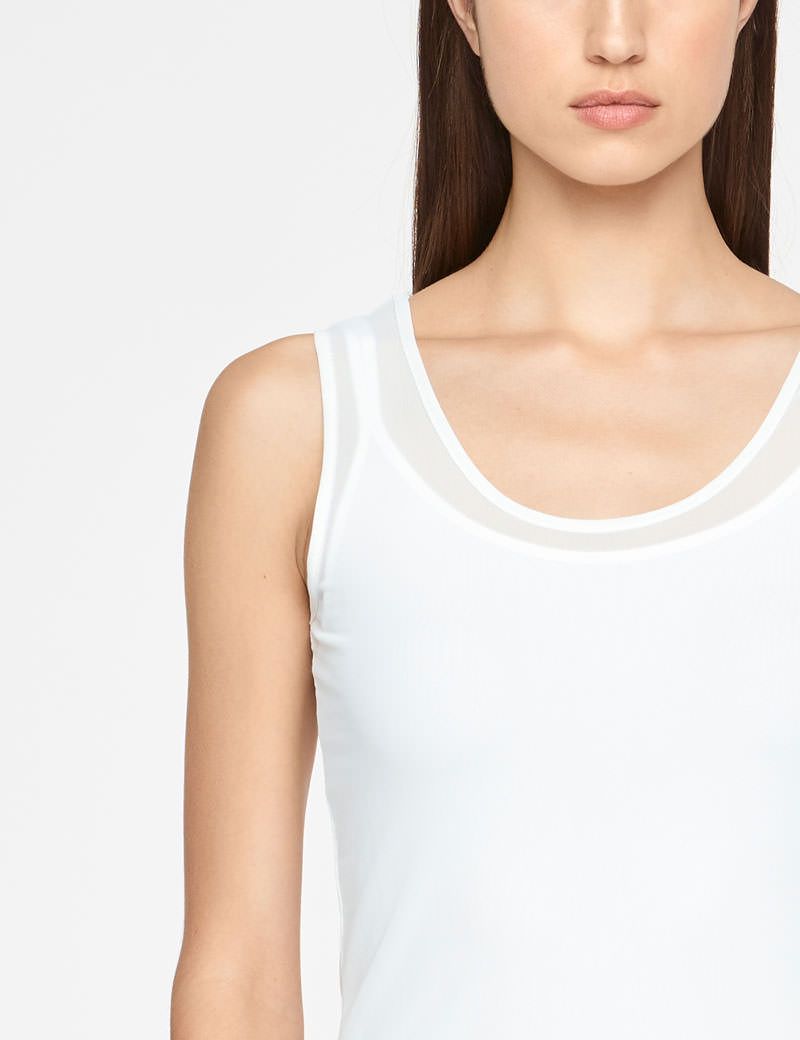 Sarah Pacini TRANSPARENTE TOP - ANAÏS