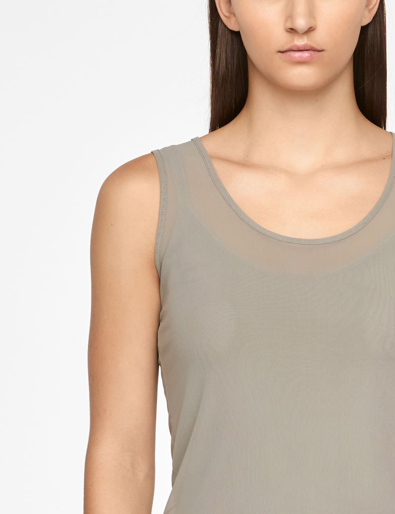 Sarah Pacini TRANSPARENTE TOP - ANAÏS