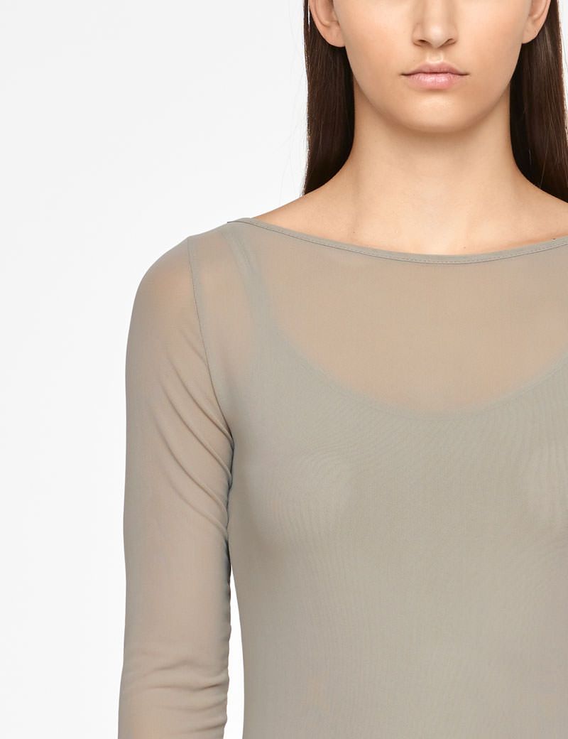 Sarah Pacini TRANSLUCENT TOP - KHALIYA
