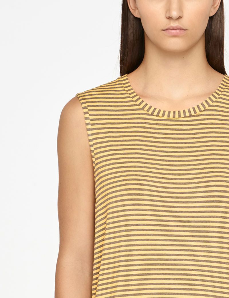 Sarah Pacini STRIPED TOP - SLEEVELESS