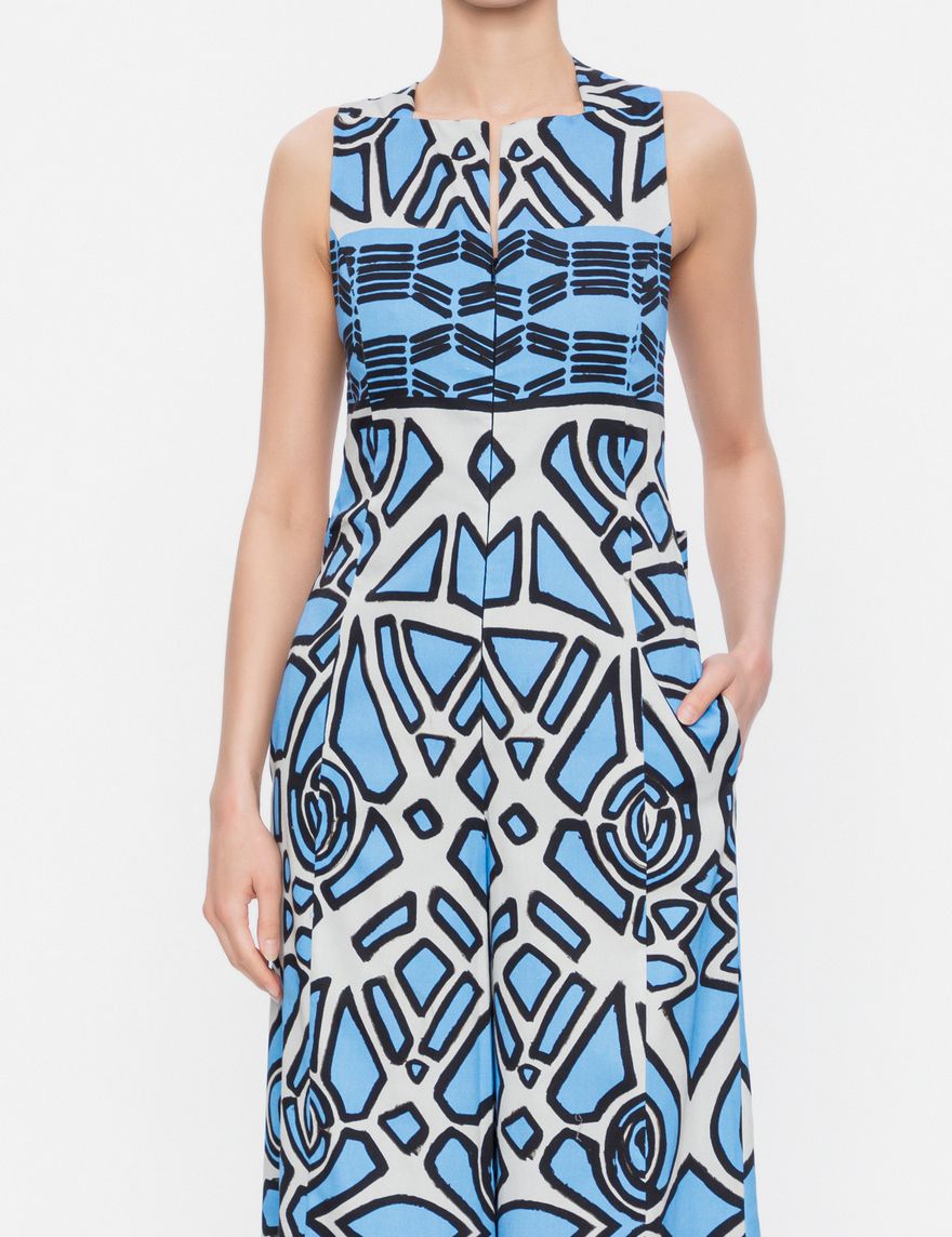 Sarah Pacini GRAFISCHE JUMPSUIT