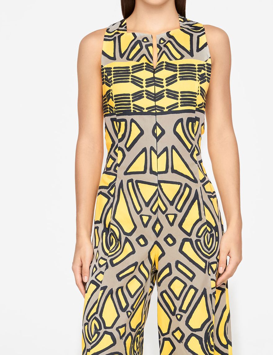 Sarah Pacini GRAPHIC JUMPSUIT