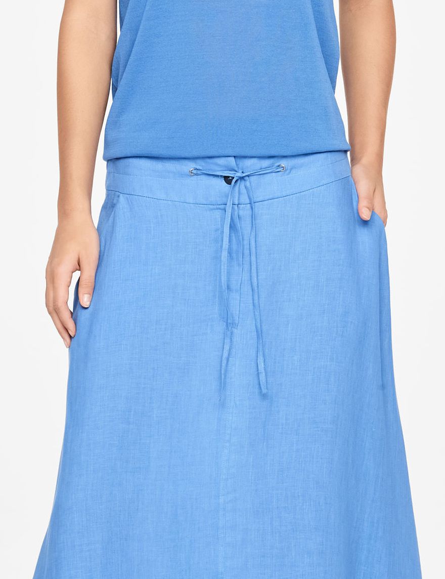 Sarah Pacini JUPE EN LIN - CORDON