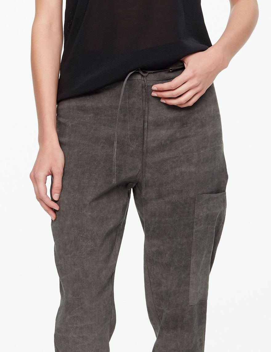 Sarah Pacini LEINENHOSE - KORDELZUG