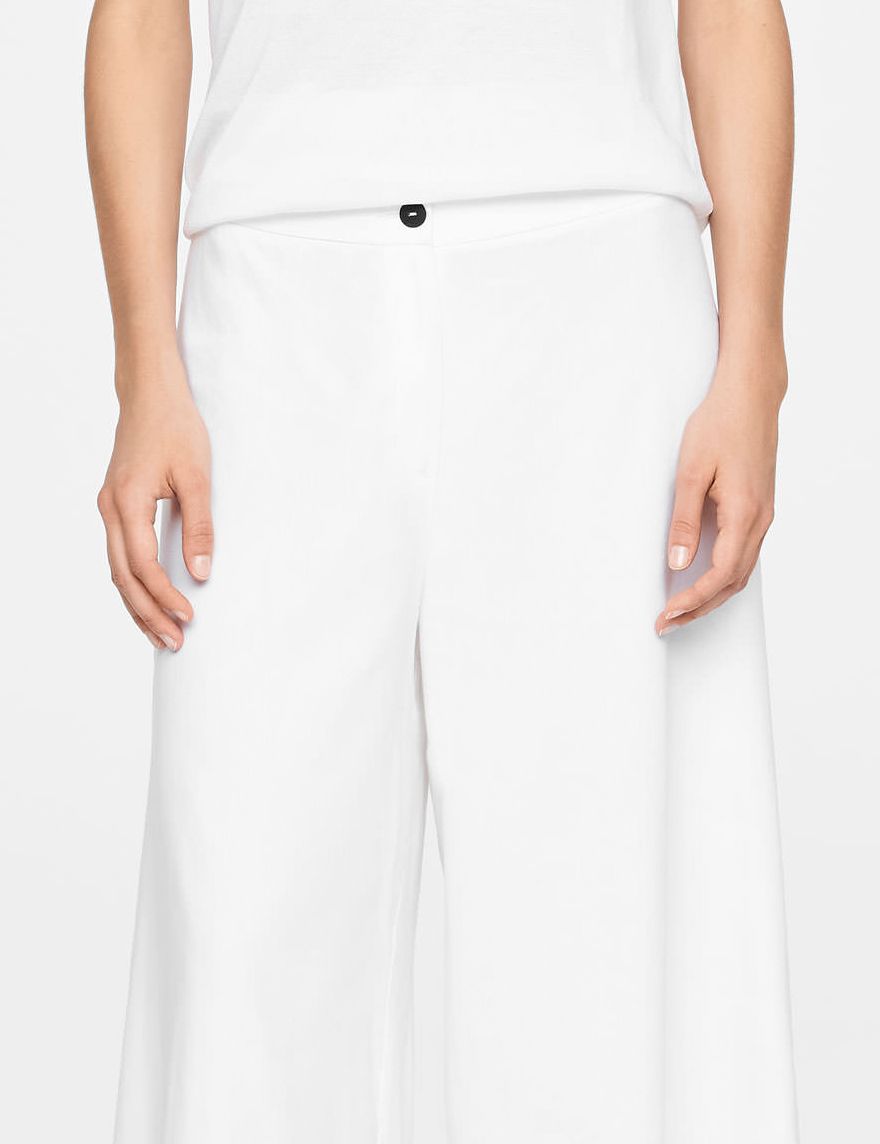 Sarah Pacini LINNEN BROEK - BREDE PIJPEN