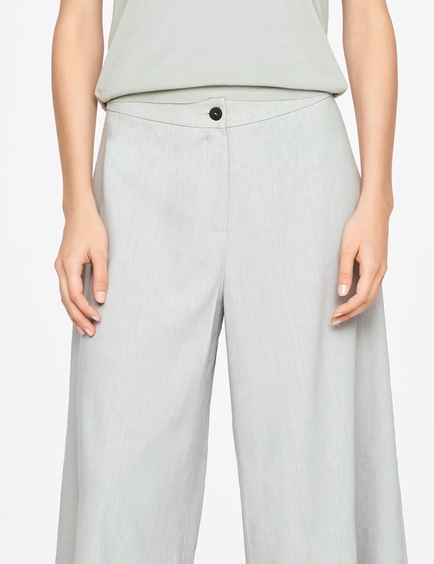 Sarah Pacini LEINENHOSE - WEITER BEINSCHNITT