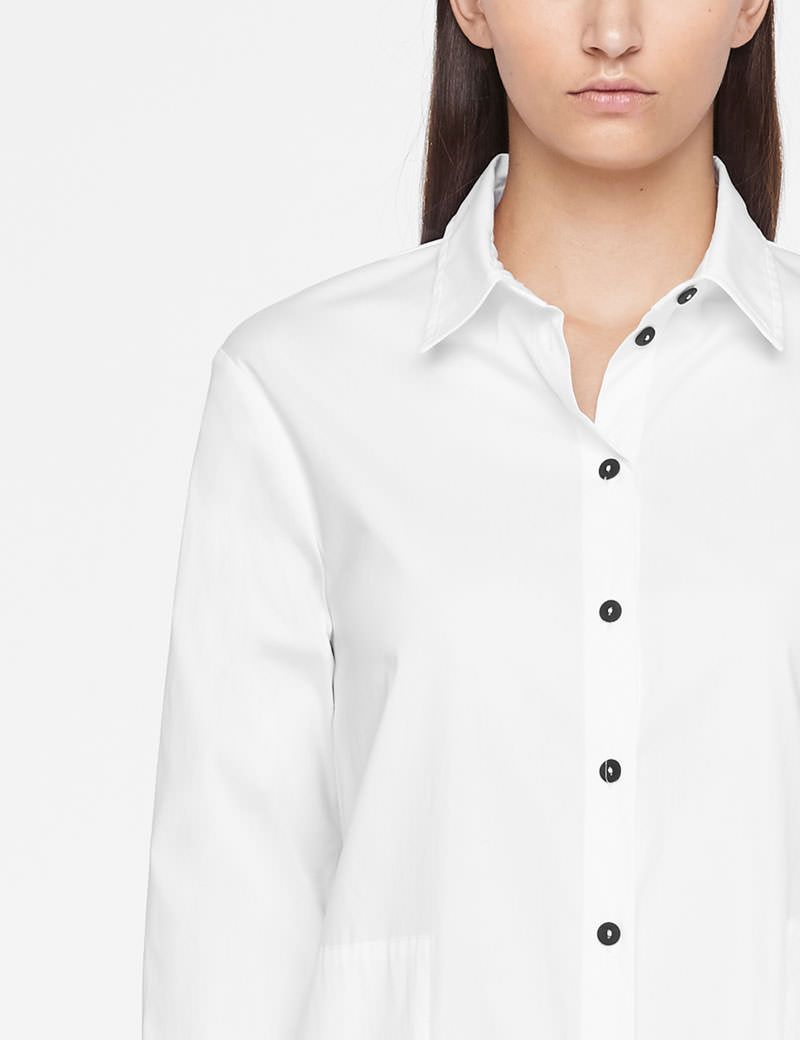 Sarah Pacini LANGE SHIRT - ZIJSPLITS