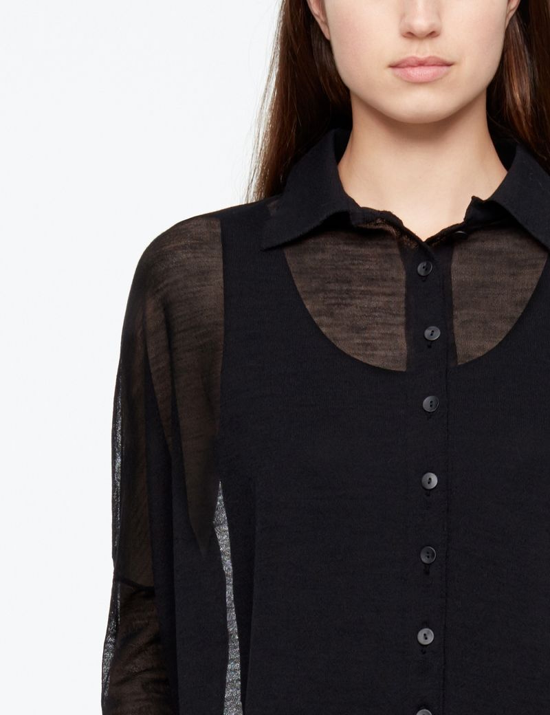 Sarah Pacini LEICHTER HEMD - MERINO WOLLE